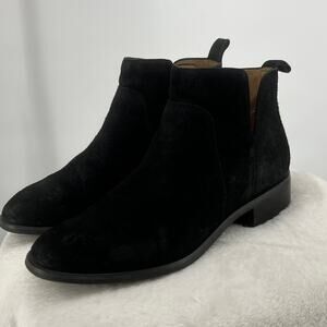 FRANCO SARTO Women’s Leather Pull On Booties 7M Western Goth Retro